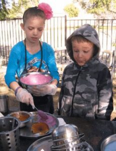 Kid Serving lunch